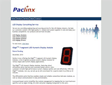 Tablet Screenshot of paclinx.com